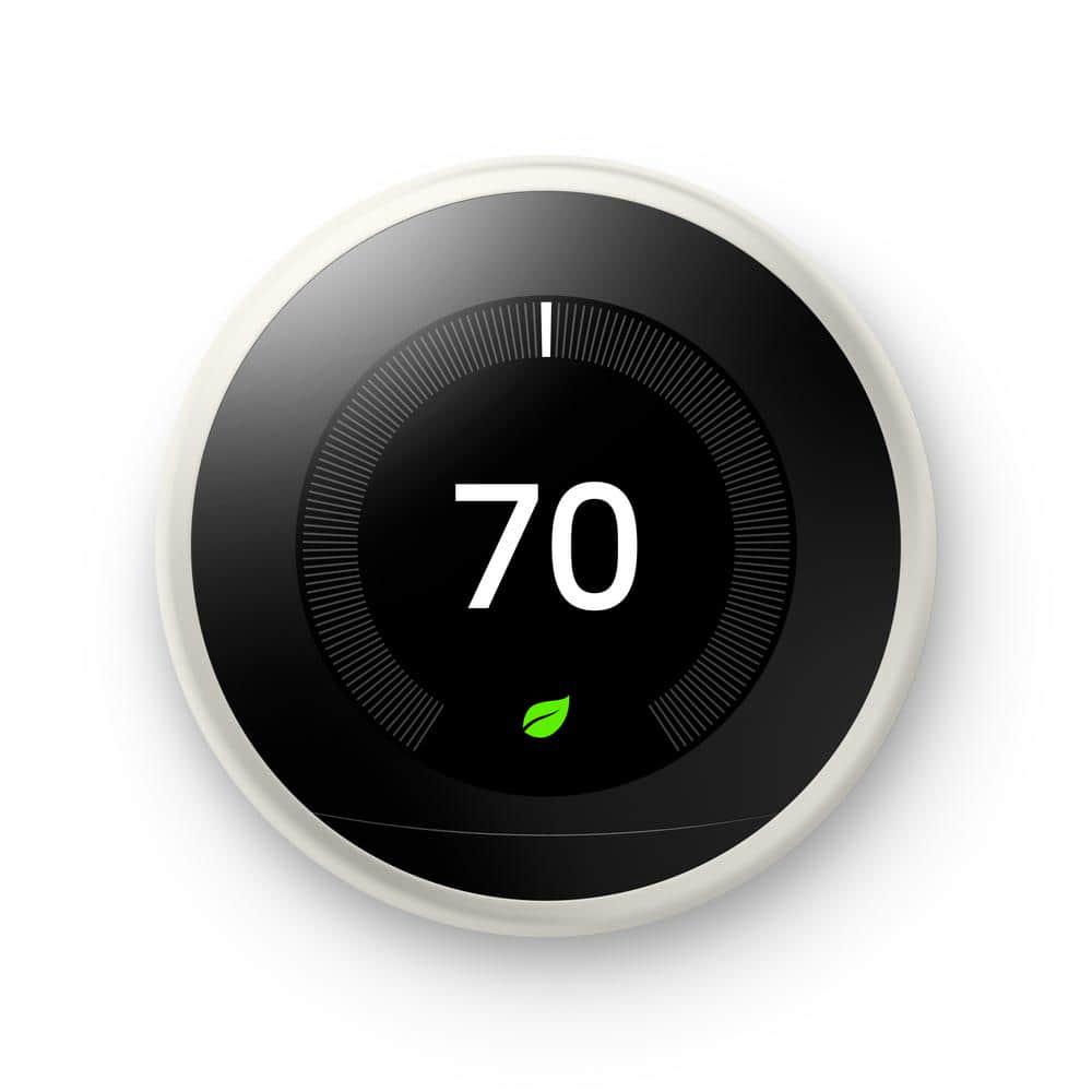 Google Nest Learning Thermostat  Smart WiFi Thermostat  White