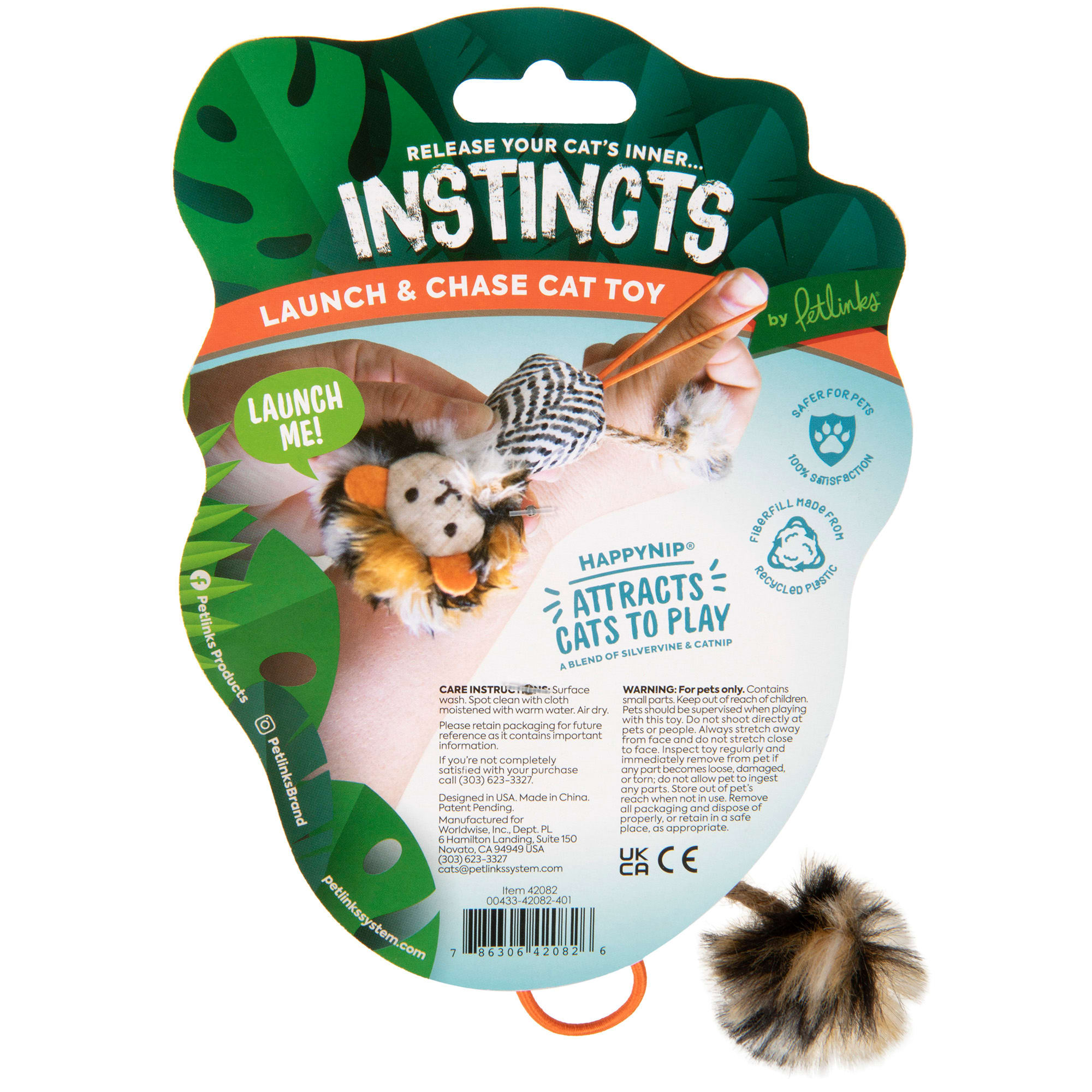 PETLINKS Instincts Prideful Player Cat Toy， Small