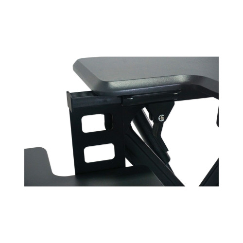 Victor High Rise Height Adjustable Standing Desk with Keyboard Tray， 36