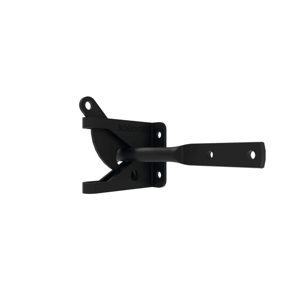 Barrette Outdoor Living 4.562 in. x 2.312 in. Black Steel Gravity Latch 73002252