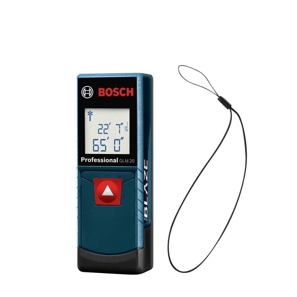 Bosch BLAZE 65 ft. Laser Distance Tape Measuring Tool with Real Time Measuring GLM 20 X