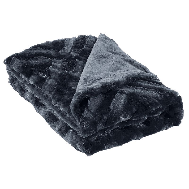 Modern Threads Luxury Troy Faux Fur Throw