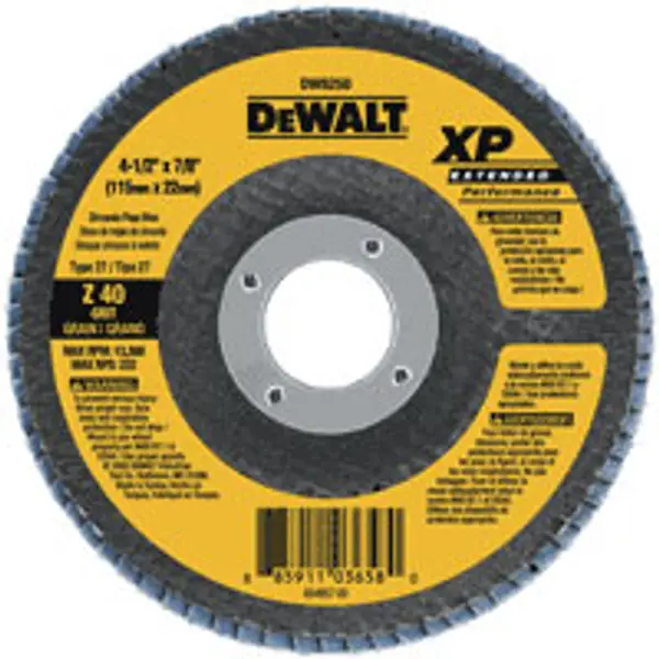 DEWALT 4-1/2x7/8 40g XP Flap Disc