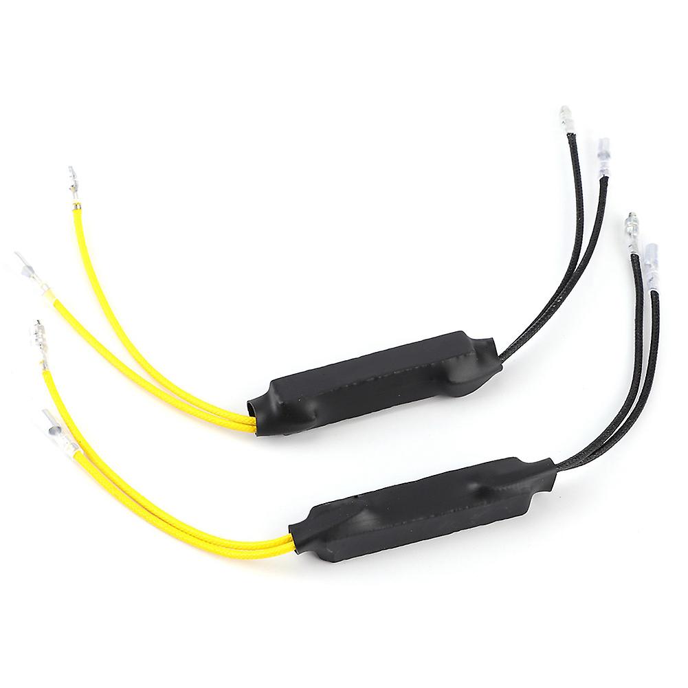 2pcs Dc12v 21w Led Motorcycle Decoder Error Free Load Resistor For Turn Signal Light