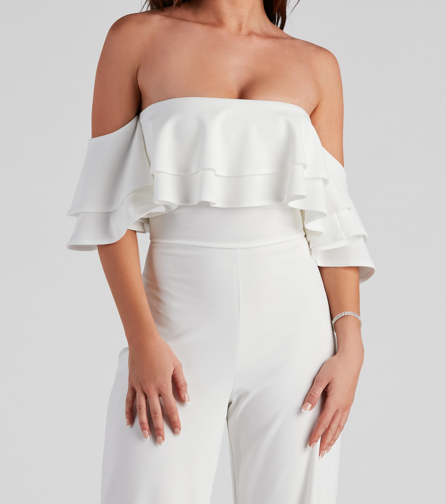 Iconic Elegance Off The Shoulder Jumpsuit