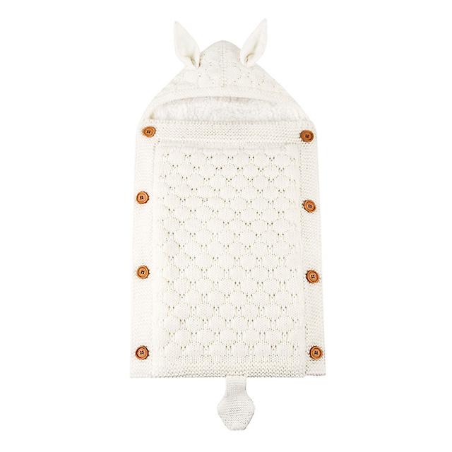 Newborns Stroller Sleeping Bag Baby Envelope Knitted Swaddle Footmuff