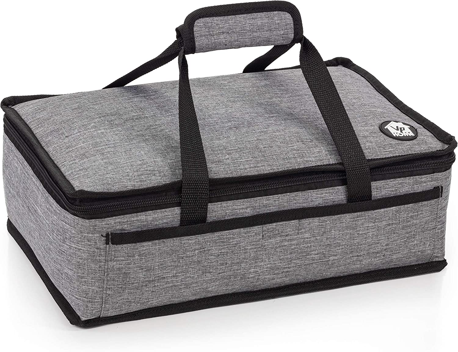 Vp Home Insulated Casserole Carrier Travel Bag (Heather Gray)