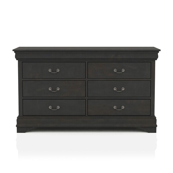 Furniture of America Lavina Contemporary 6-Drawer Dresser with Mirror - - 35634485