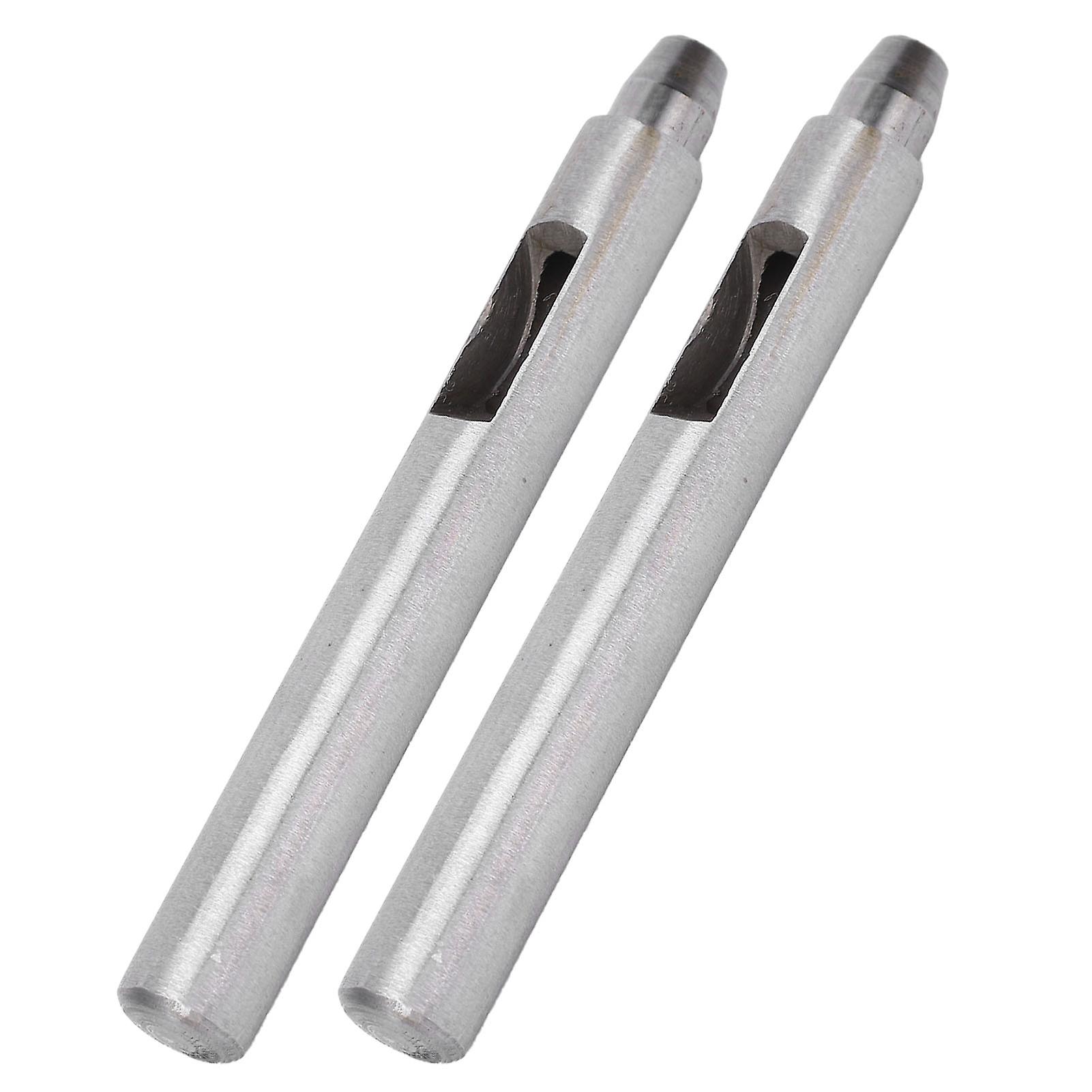 2pcs Hole Punch Tool Diy Leather Round Hollow Punching Cutter Drilling Hardware Supplies7mm