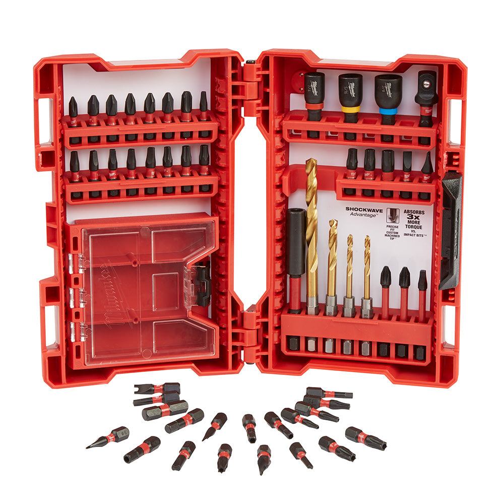 Milwaukee  48-32-4025 52-Piece Shockwave Electrician's Drill & Drive Set