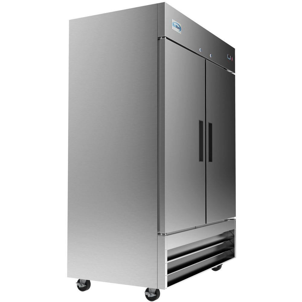 Koolmore 47 cu. ft. Commercial 2 Solid Door Reach In Refrigerator in Stainless Steel RIR-2D-SS