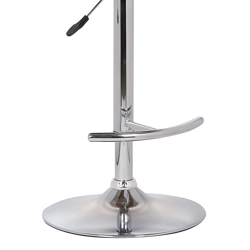 Armen Living Butterfly Adjustable Swivel Stool