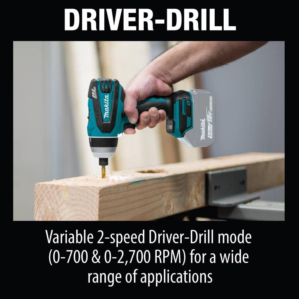 Makita 18V LXT Hybrid Impact Hammer Driver Drill Bare Tool XPT02Z from Makita