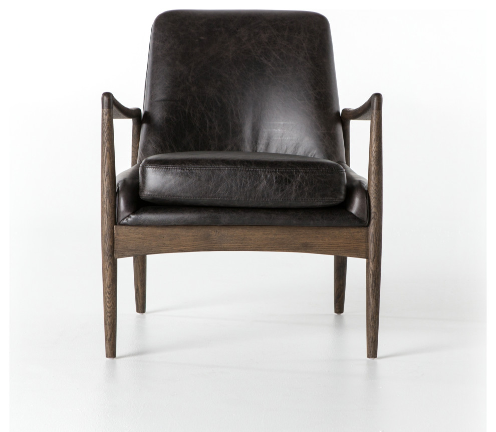 Braden Chair   Midcentury   Armchairs And Accent Chairs   by Four Hands  Houzz