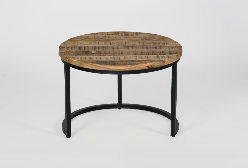 Troika Nesting Table Set of 3   Industrial   Coffee Table Sets   by Union Home  Houzz