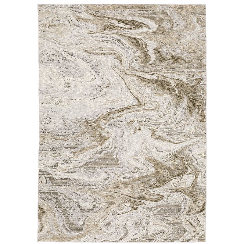 StyleHaven Nelson Marbled Abstract Area Rug