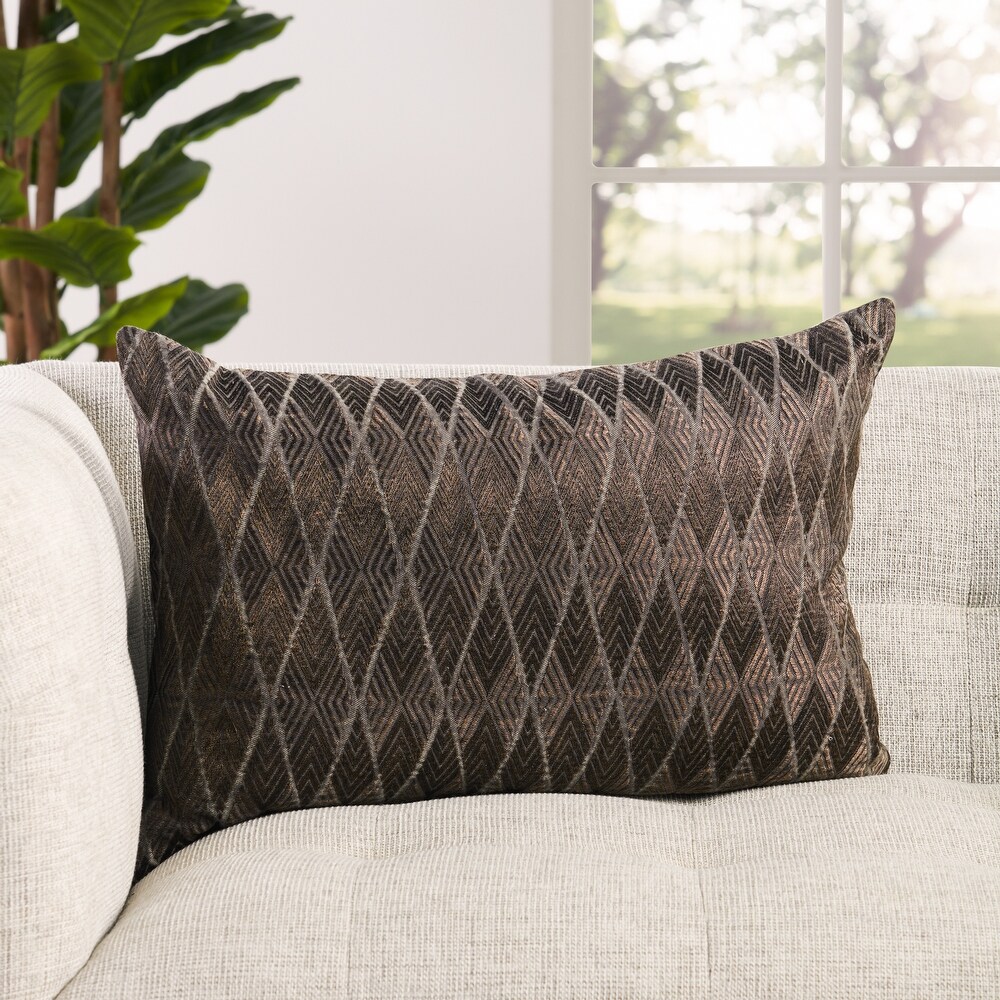 Mica Geometric Lumbar Pillow