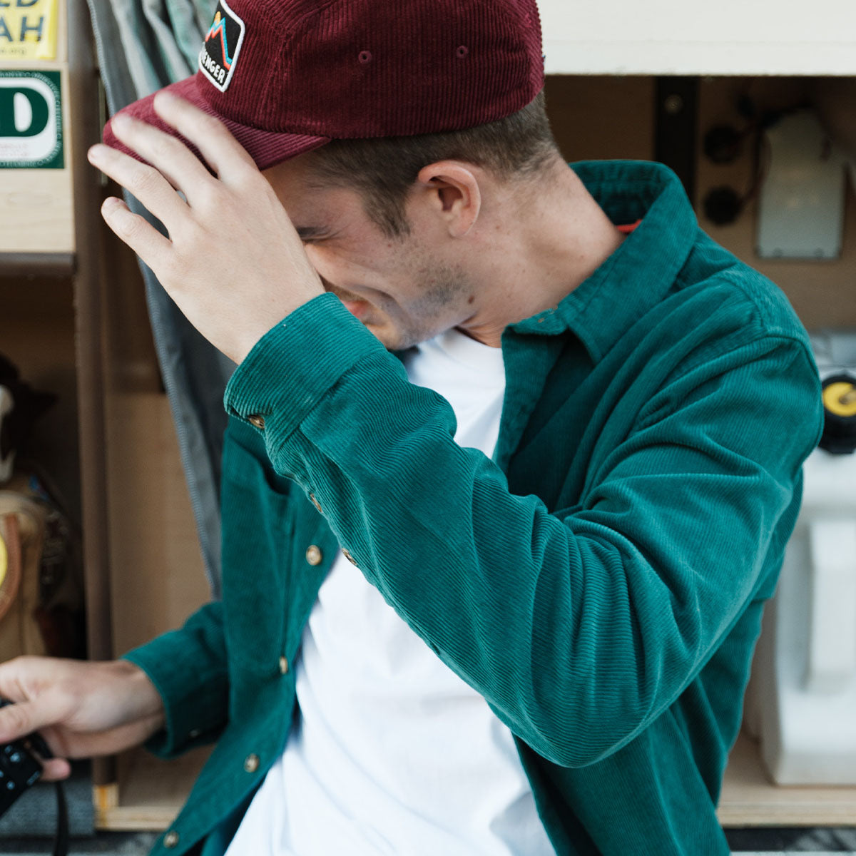 Backcountry Corduroy Shirt - Storm Green