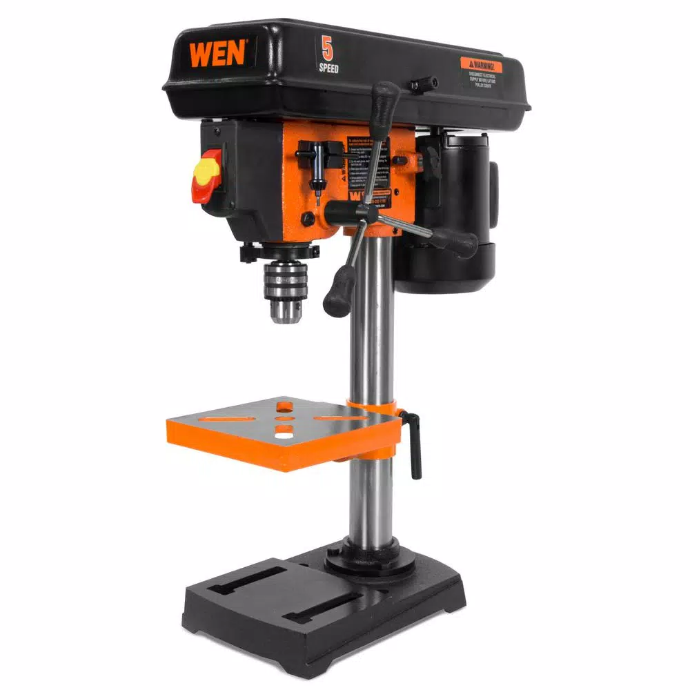 WEN 2.3 Amp 8 in. 5-Speed Cast Iron Benchtop Drill Press and#8211; XDC Depot