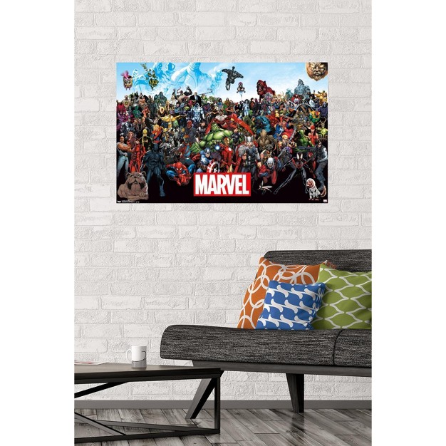 Trends International Marvel Comics The Marvel Lineup Unframed Wall Poster Prints