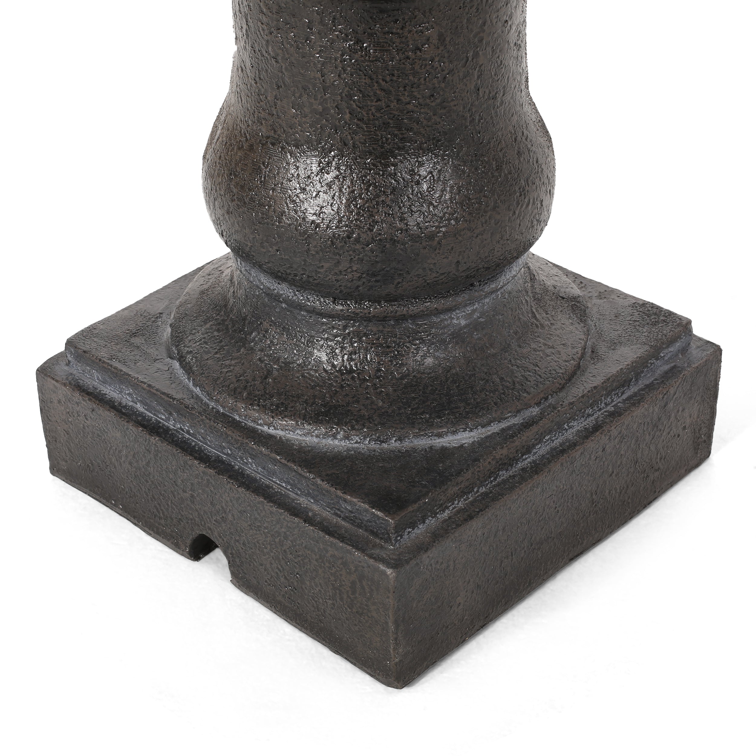 Irwington Outdoor 3-Tier Fountain， Dark Gray