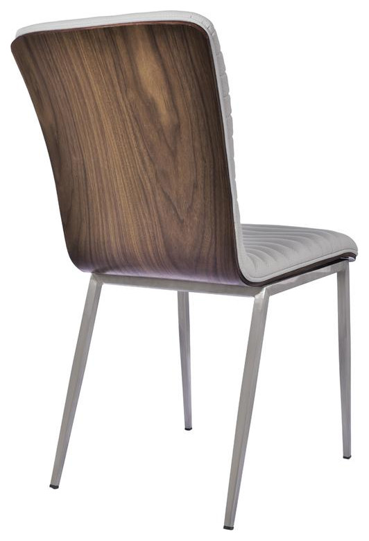 Fernanada Dining Chair Pearl White   Contemporary   Dining Chairs   by BisonOffice  Houzz