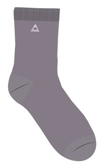 Organic Crew Socks - Dusty Lilac