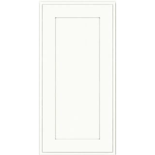 KraftMaid Shaker 15 x 15 in. Cabinet Door Sample in Dove White RDCDS.HDAH8M4DWM