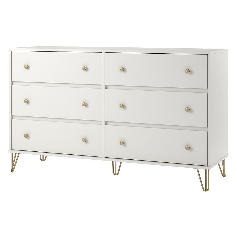 Novogratz Finley 6-Drawer Dresser