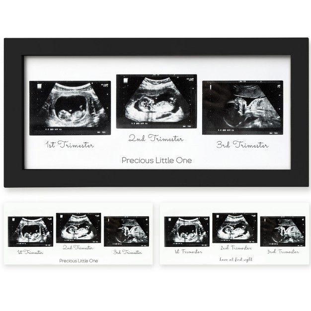 Keababies Trio Baby Sonogram Picture Frame Baby Ultrasound Picture Frames For Baby Nursery Mom To Be Gifts