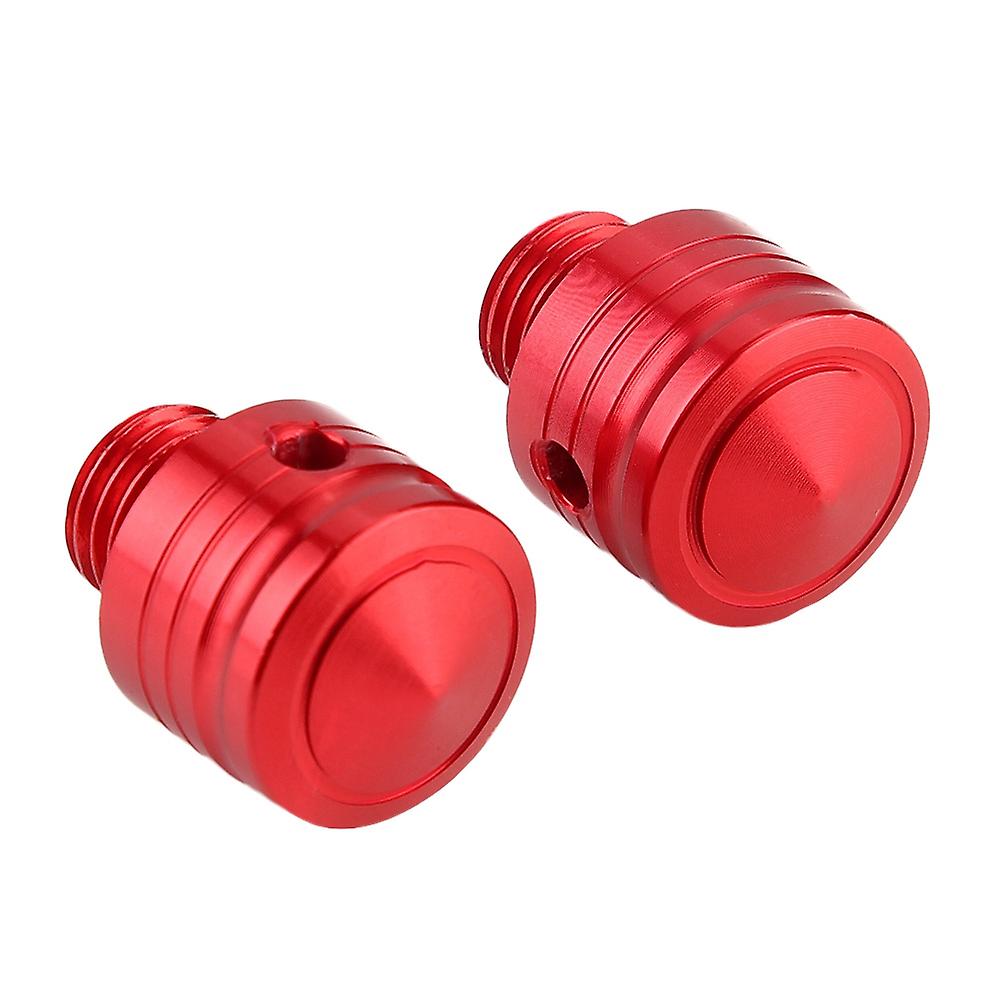 Universal Motorcycle Scooter Rear View Mirror Mounting Screw M10*1.25 Red