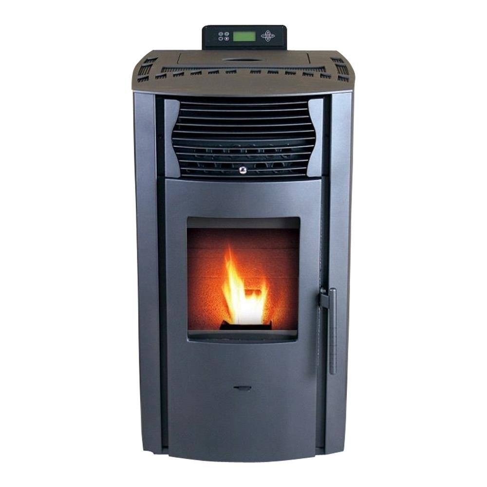 ComfortBilt HP50-Grey Pellet Stove 2200 sq. ft. EPA Certified in Grey HP50-Black