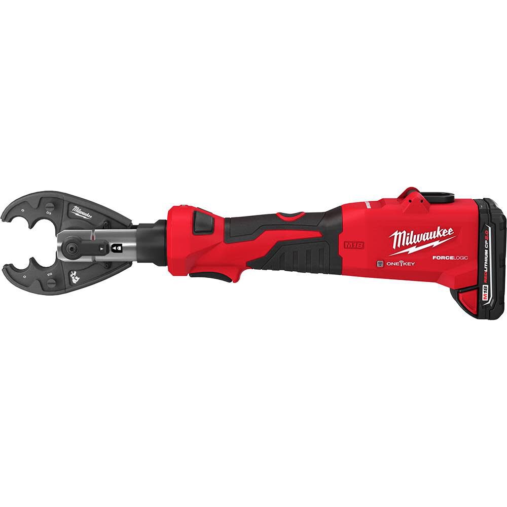 Milwaukee M18 FORCE LOGIC 6T Linear Utility Crimper Kit with O-D3 Jaw 2978-22O from Milwaukee