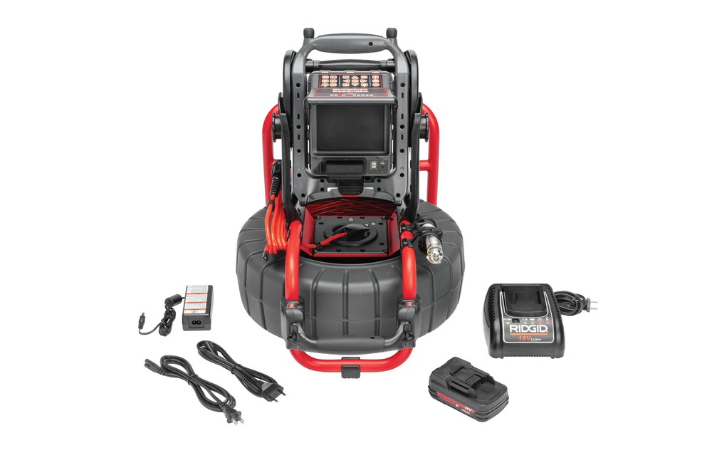 Ridgid SeeSnake Compact M40 Camera System with Monitor Battery and Charger 63818 from Ridgid