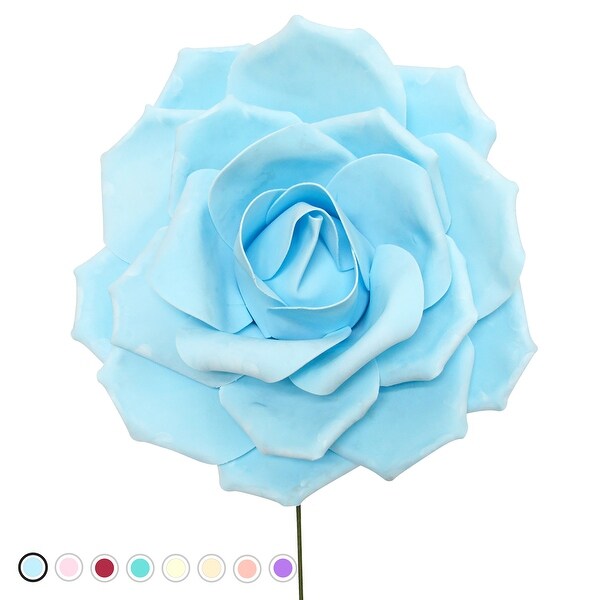 Set of 2 Large Foam Rose Stem Wall Decor Backdrop Art Crafts 20in