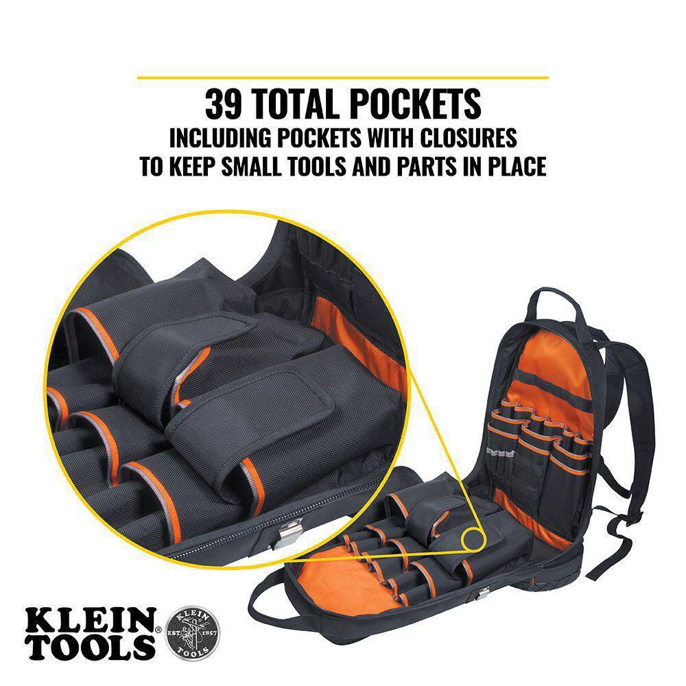 Klein Tools Backpack and Knife Kit 2-Piece 80115