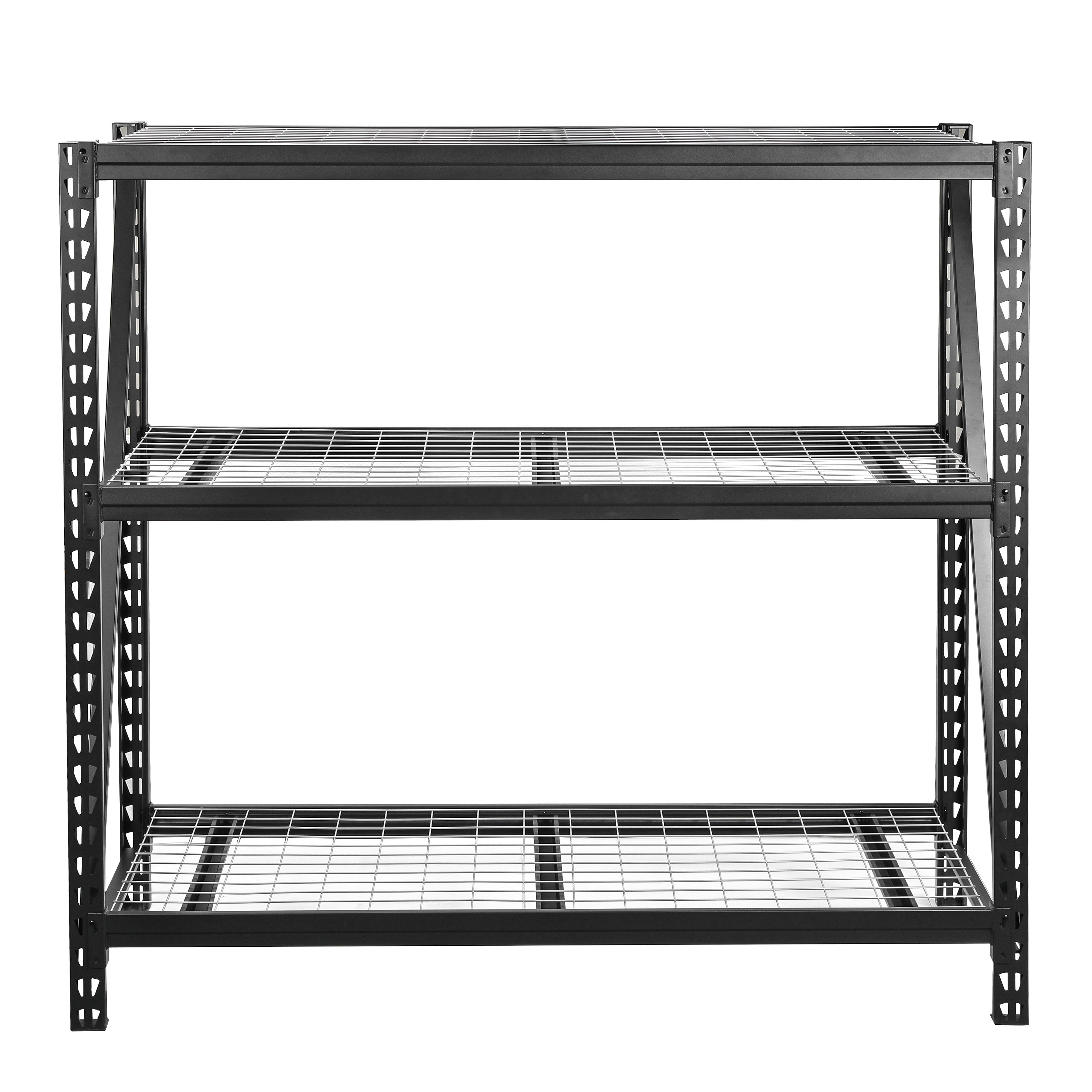 WORKPRO 77” W x 24” D x 72” H 3-Tier Freestanding Shelf, 6000 lbs. Capacity, Steel