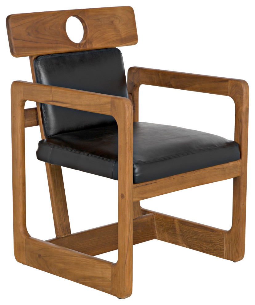 Buraco Arm Chair  Teak   Midcentury   Armchairs And Accent Chairs   by Noir  Houzz