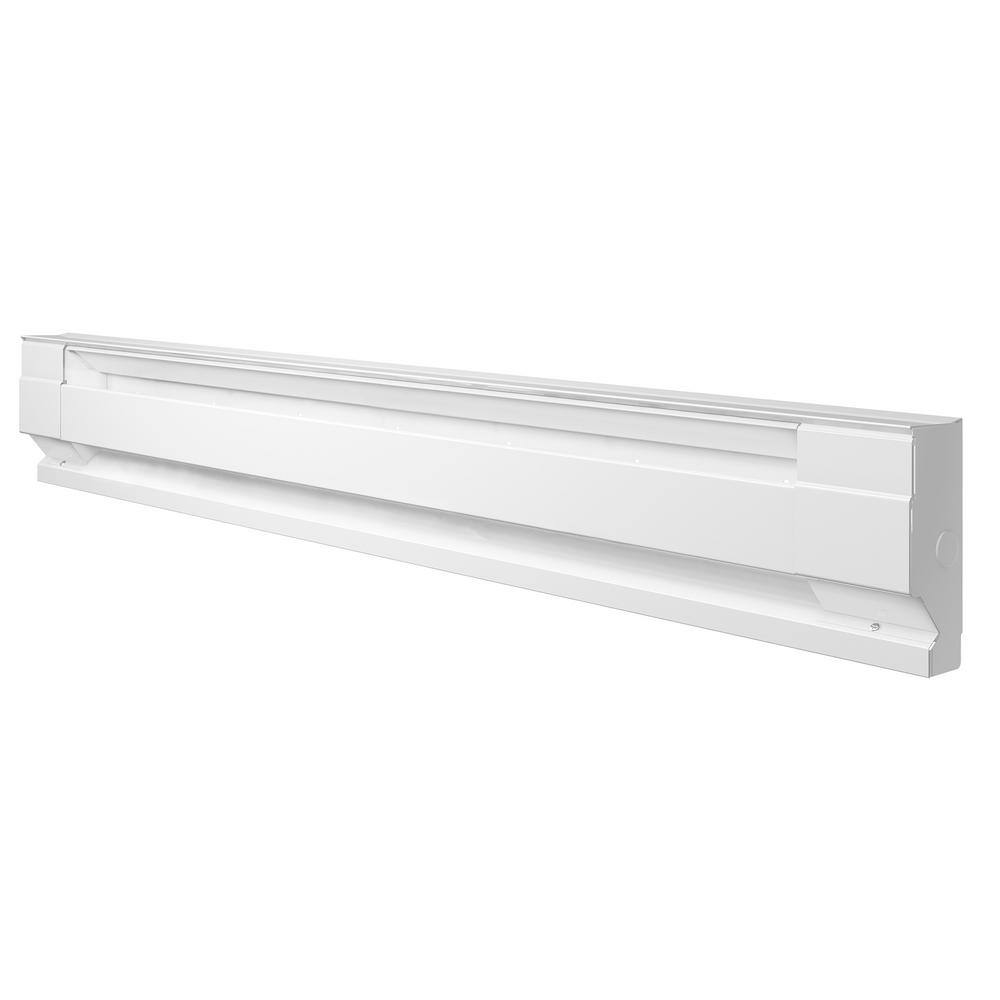 Cadet 48 in. 208-volt 1000-watt Electric Baseboard Heater in White 4F1000-8W