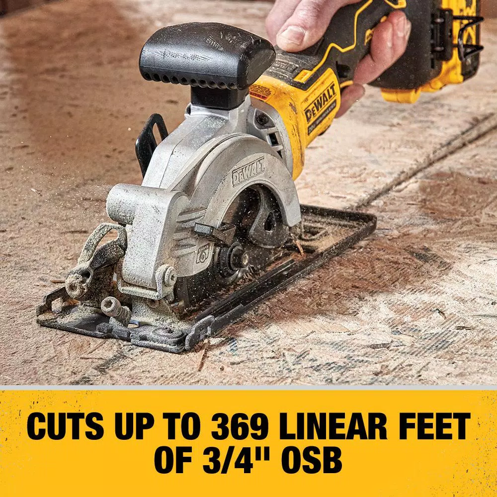 DEWALT ATOMIC 20-Volt MAX Cordless Brushless 4-1/2 in. Circular Saw with (1) 20-Volt Battery 5.0Ah and#8211; XDC Depot