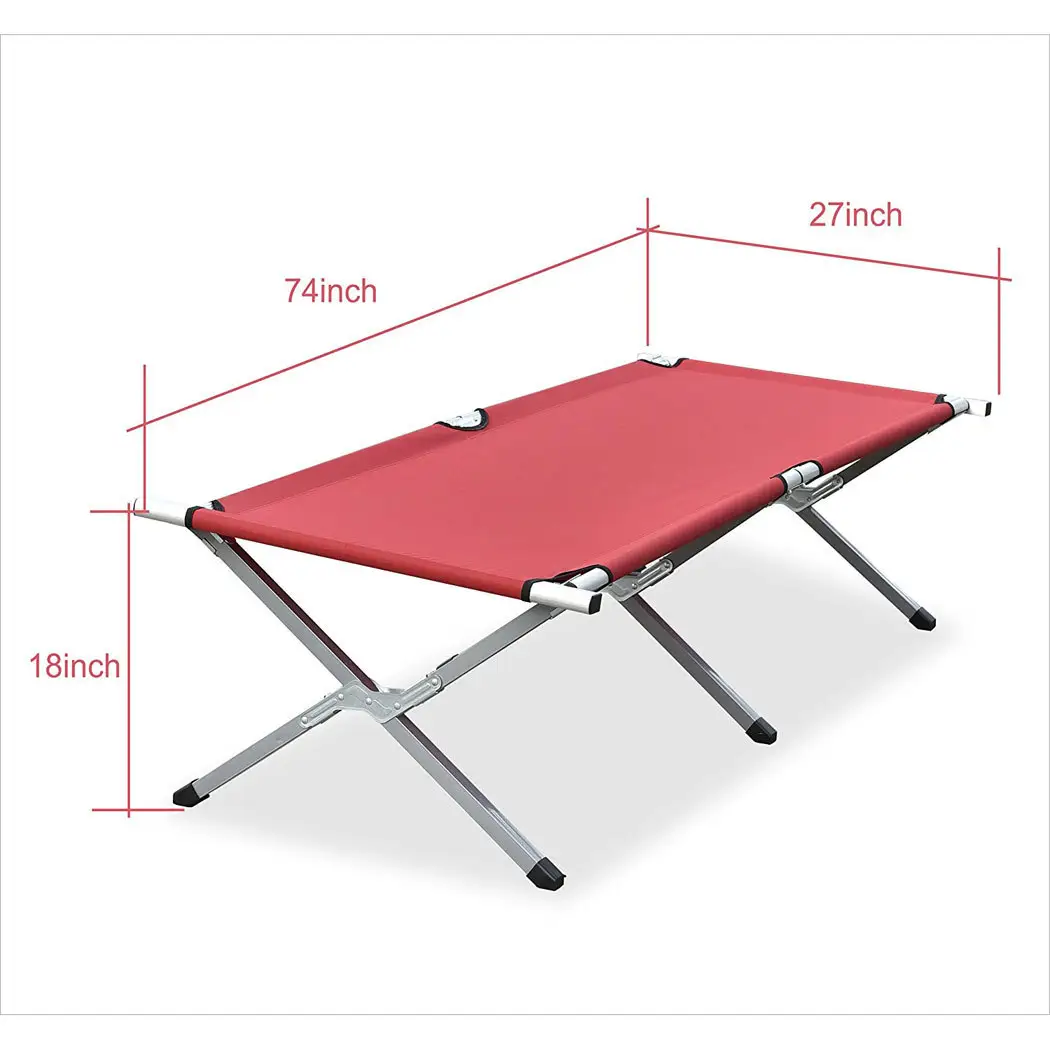 Factory direct sale accept logo customized outdoor product folding bed camping tent Folding Camping Bed