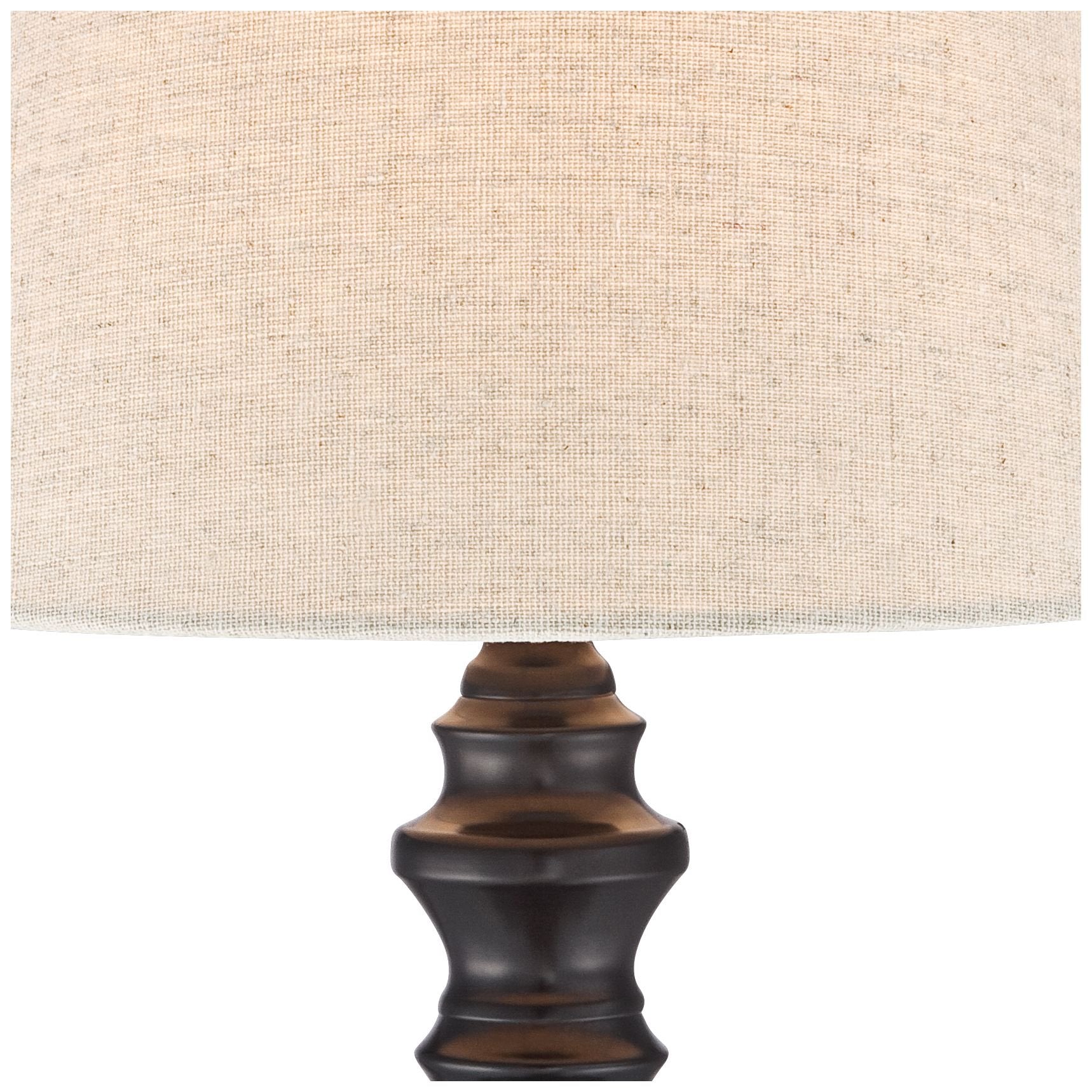 Regency Hill Traditional Rustic Accent Table Lamp 18 1/2