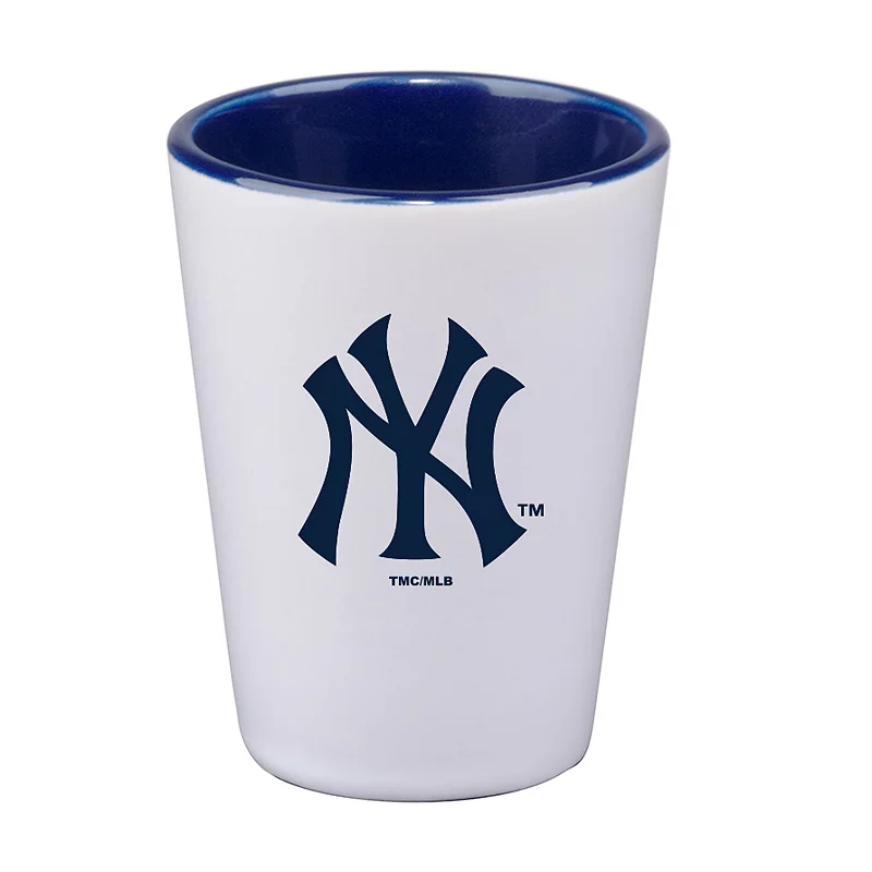 New York Yankees 2oz. Inner Color Ceramic Cup