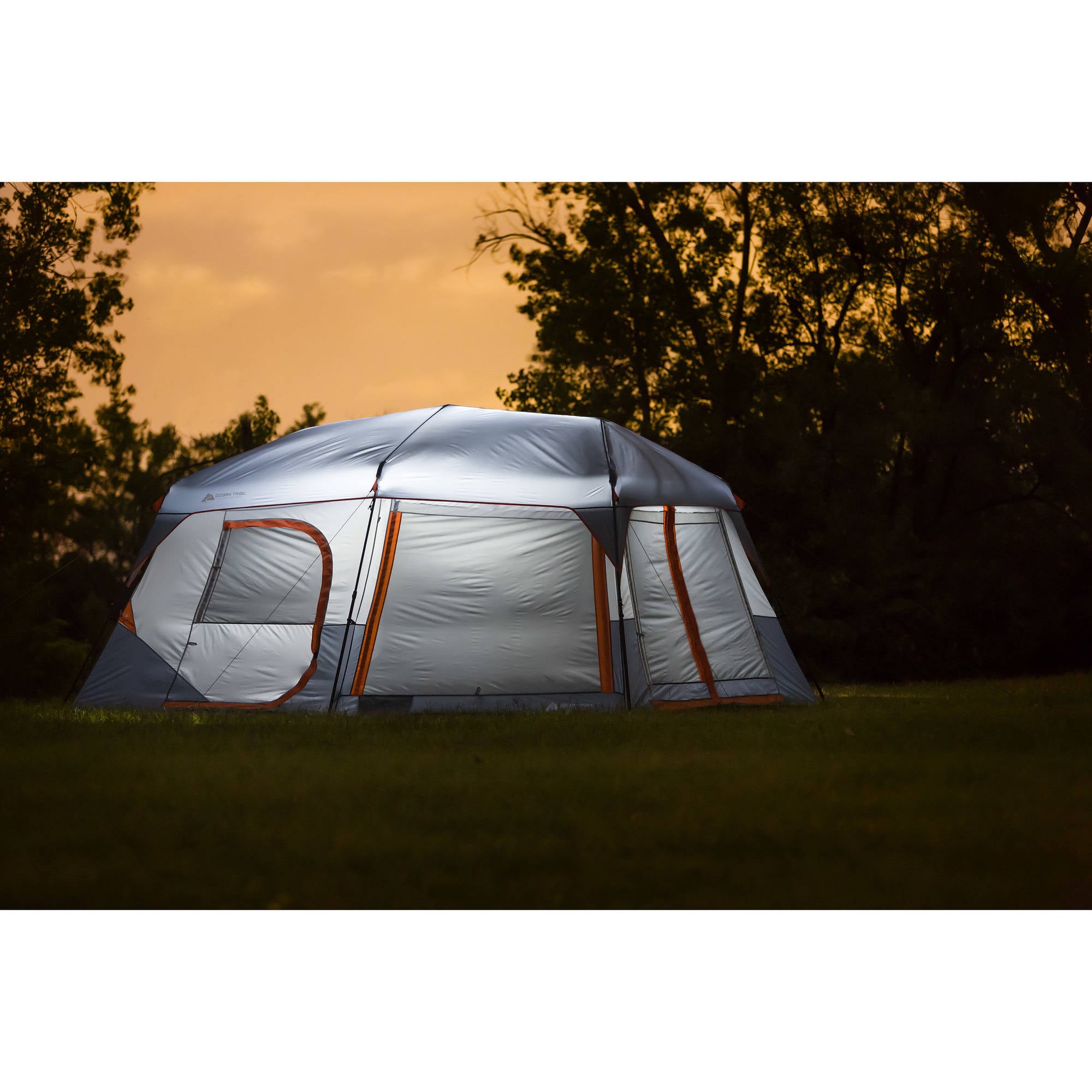 Ozark Trail 10-Person Instant Lighted Cabin Tent