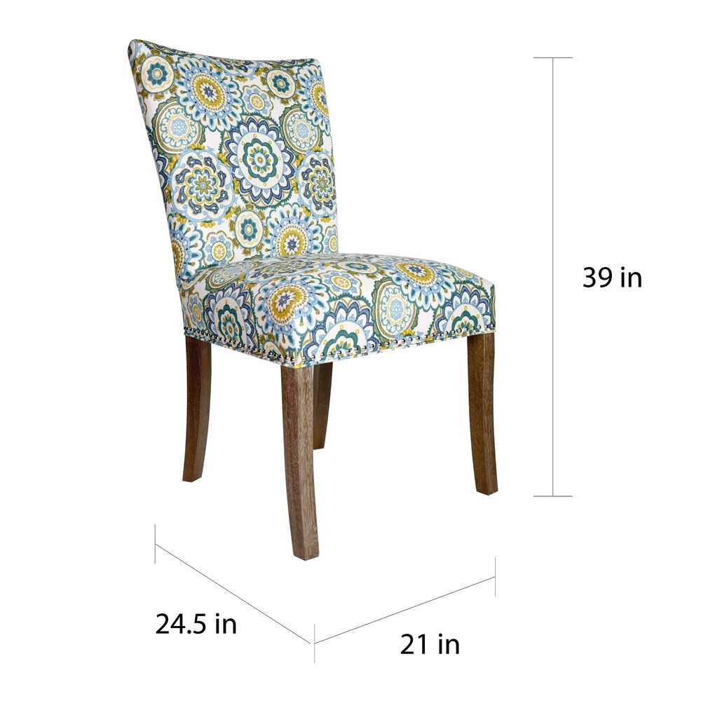 Copper Grove Thain Upholstered Armless Dining Chairs (Set of 2)