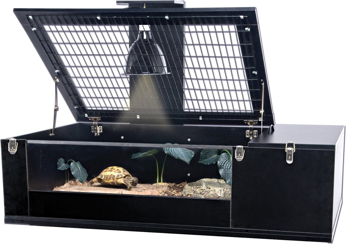 Penn-Plax Tortoise Palace Terrarium w/ Wire Top