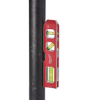 MW 7 in. Billet Torpedo Level with 25 ft. Compact Auto Lock Tape Measure 48-22-5107-48-22-6825