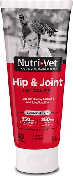 Nutri-Vet Extra Strength Salmon Flavored Gel Joint Supplement for Cats