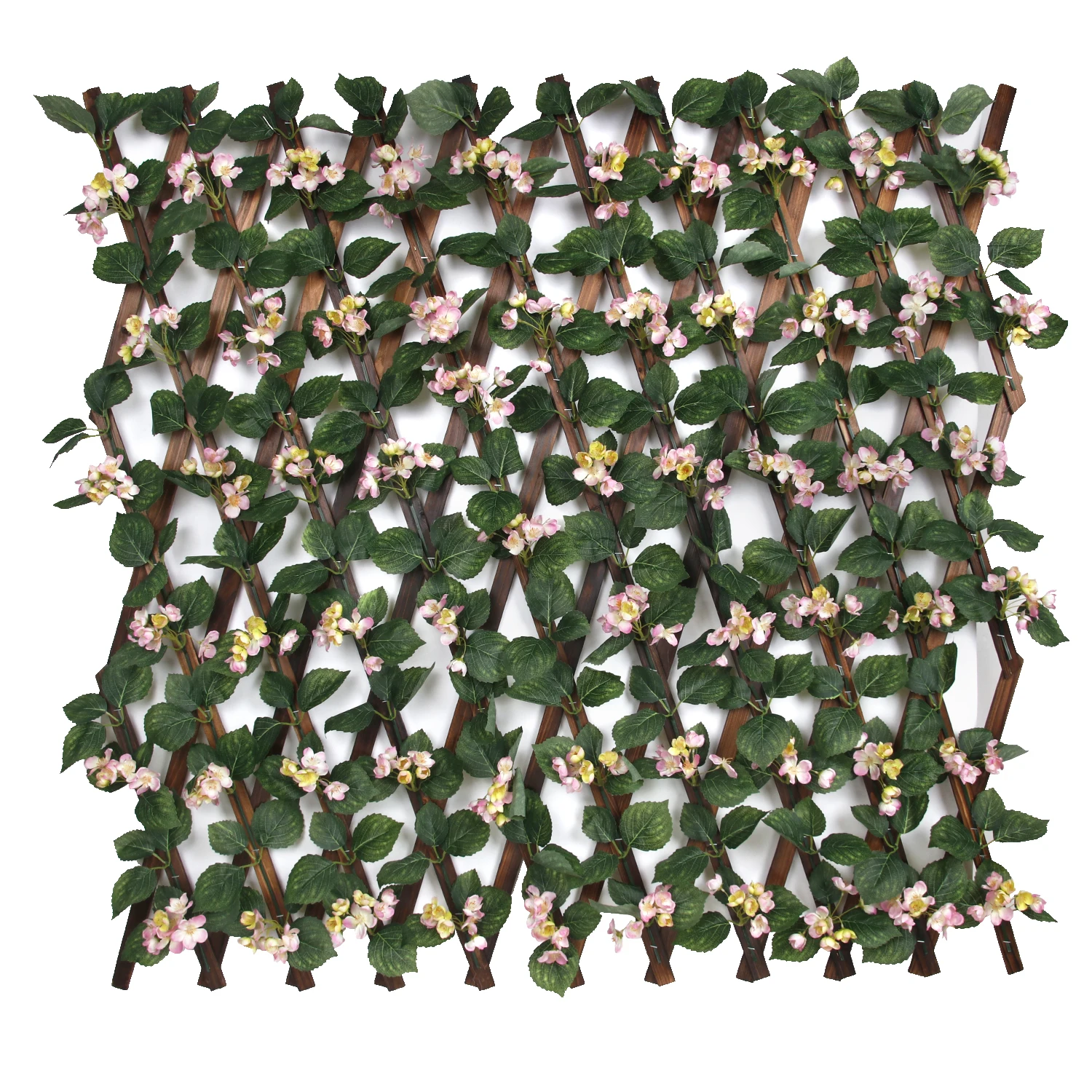 Garden Supply Home Decoration Artificial Vines Plants Plastic Leaf Faux Ivy Leaves Fence