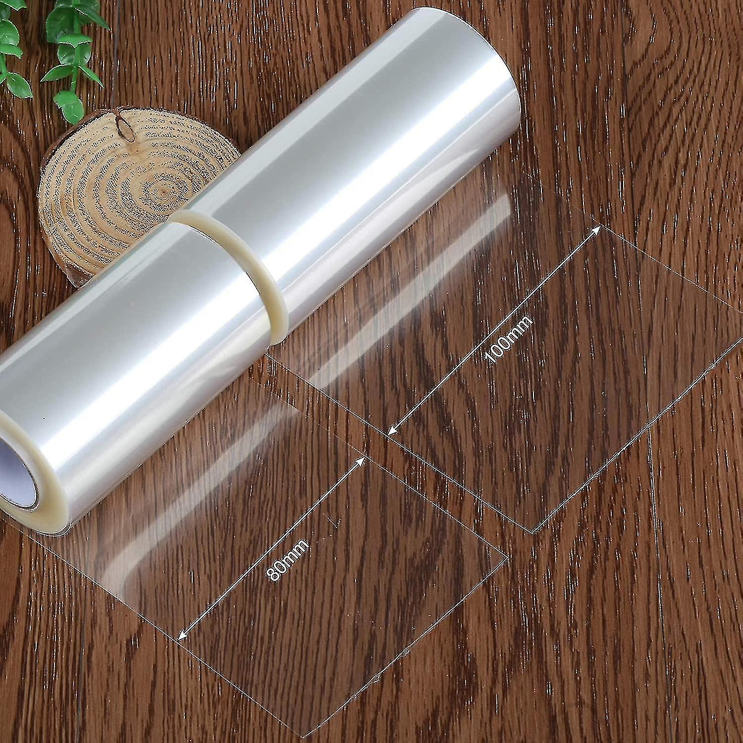 4 X Cake Edge Foil Transparent Acetate Roll 8cm X 10m， 10cm X 10m For Cake Decoration Chocolate Mousse Dessert Rings